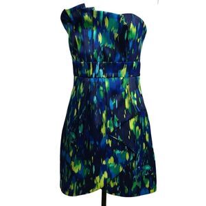 Mp Black Metropark Strapless Cocktail Dress